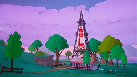 Местоположение радиовышек KBBL в Fortnite