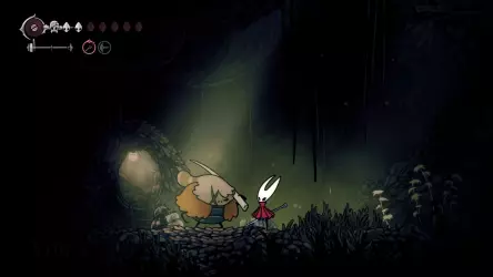 Как обнаружить Вога и собрать предметы с карты Блохи в Silksong