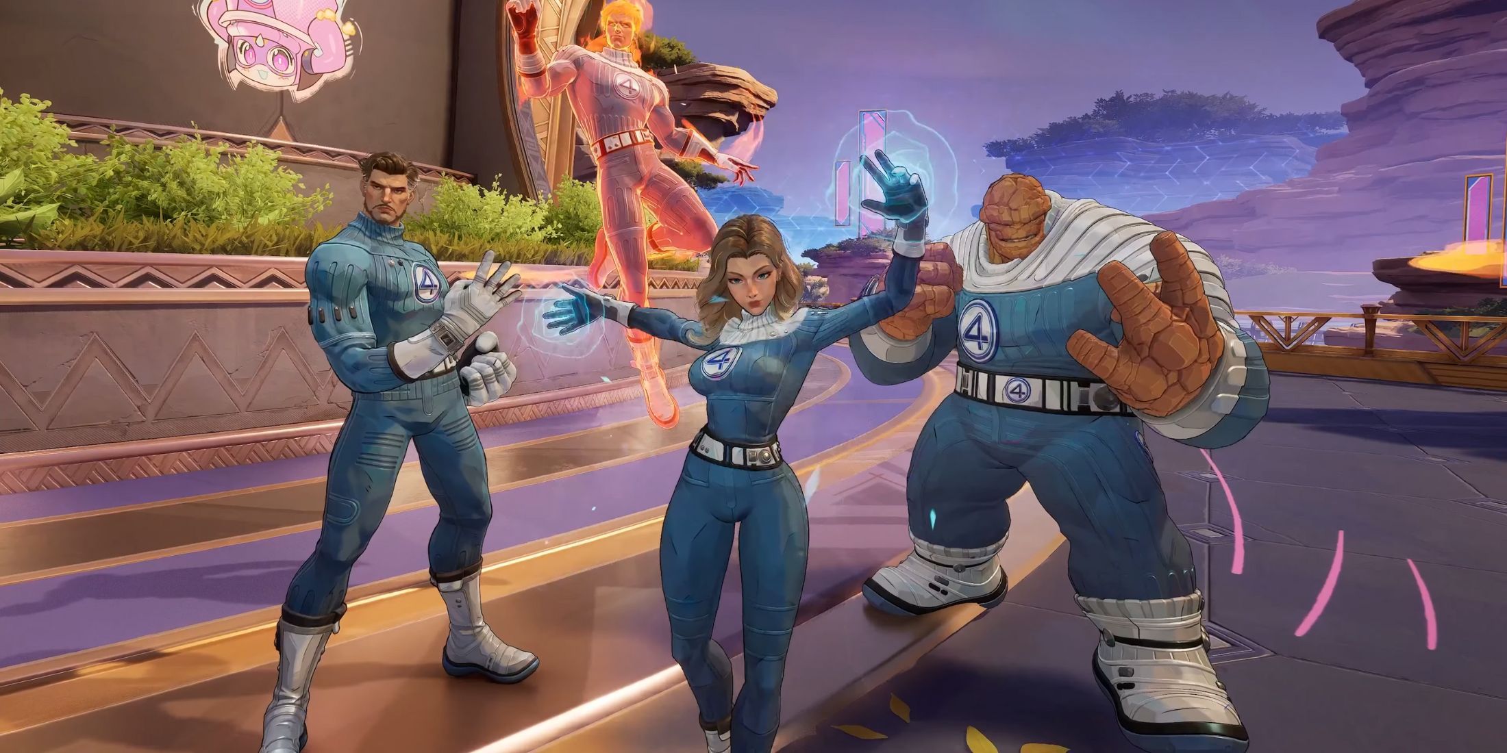 Игроки Marvel Rivals и Fortnite обсуждают новые костюмы из серии «Фантастическая четверка»