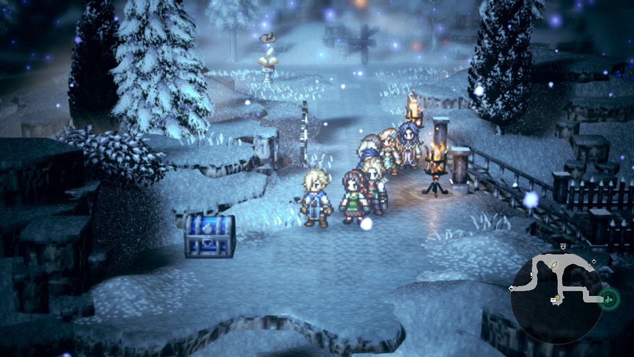 Способы открытия синих сундуков в игре Octopath Traveler 0